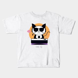 DJ Cat Kids T-Shirt